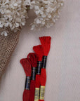 Pack of 12 Premium Embroidery Thread | 100% Egyptian Cotton Premium Skeins | Cross Stitch Embroidery Floss | Oeko TEX Certified Stranded Cotton | (Medium Brown 358)