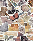 100 Pcs Vintage Stickers, Aesthetic Stickers for Water Bottle, Laptop, Scrapbook, Journaling, Waterproof Vinyl Stickers for Adults Teens