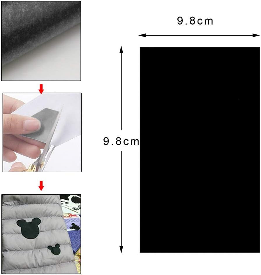 8Pcs Nylon Repair Patches, Self-Adhesive and Waterproof, Lightweight Repair Patches for Clothing down Jacket Tent Clothes Bag (20 X10 Cm)