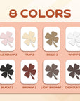 Skin Tone HTV Heat Transfer Vinyl Bundle for Shirts - 14 Sheets 12"×10" Brown Iron on Vinyl Tan Beige Apricot Khaki Cream HTV Vinyl for Cricut Silhouette Cameo, Easy to Cut & Weed