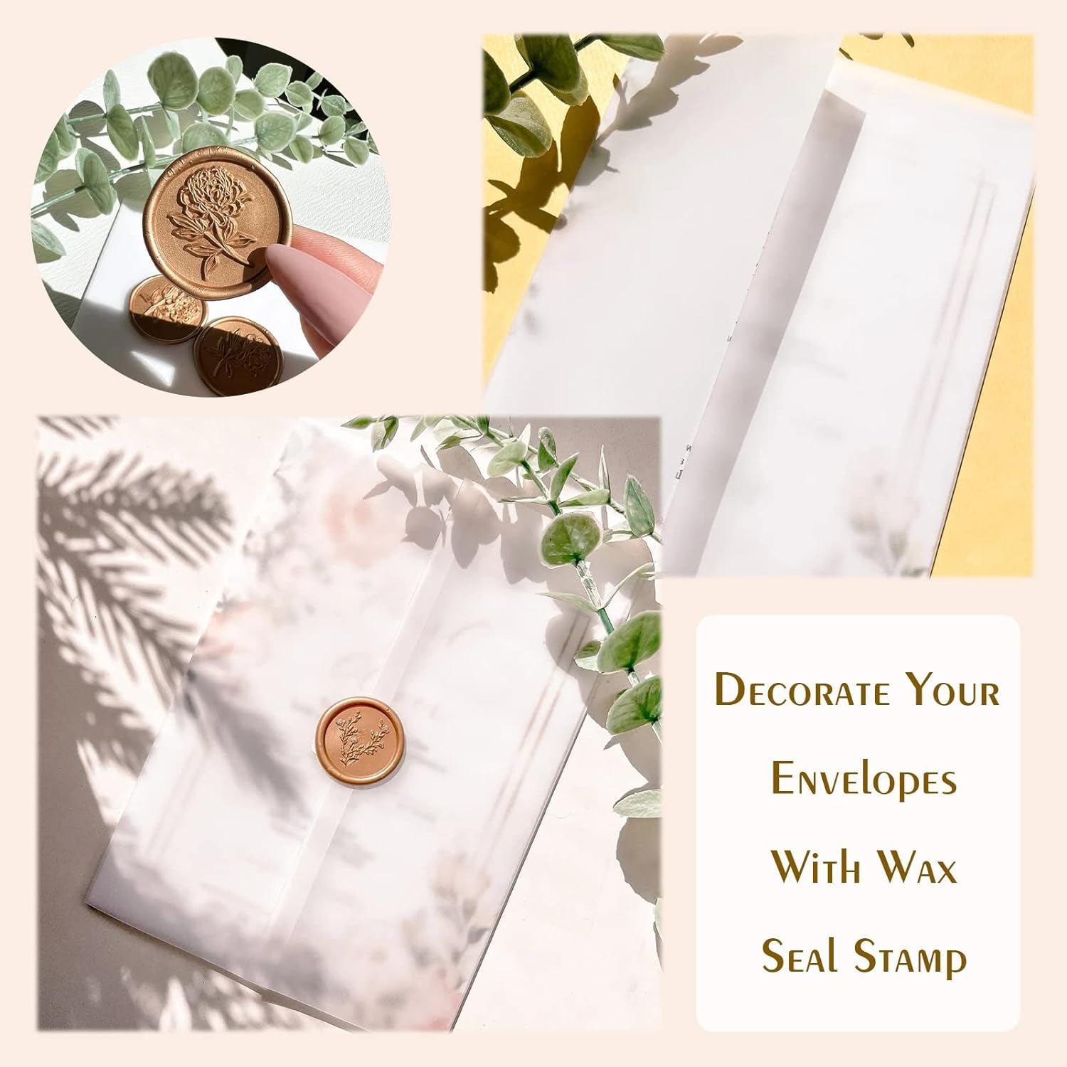 70 Pack Pre-Folded Vellum Jackets for 5X7 Invitations, Vellum Paper 5X7 for Invitations, Transparent Paper Vellum Envelopes for Wedding Invitations Wraps - Translucent Birthday Invitation Paper