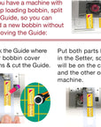 - Super Easy Seam Guide Setter - 1 Seam Guide Setter (4¾" X 1¼" X 1/16”) & 6 Seam Guides - Take the Guesswork Out of Achieving Precise ¼” Seams.