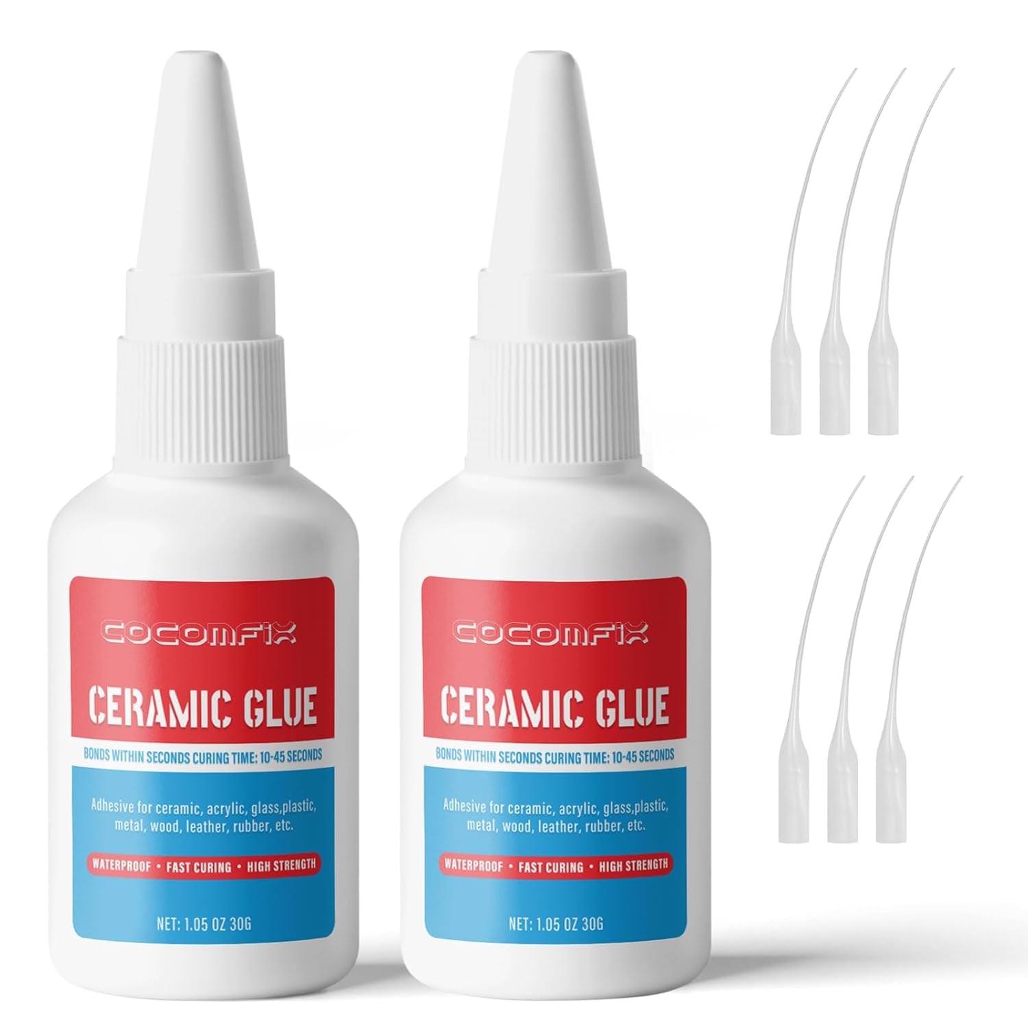 Ultimate Ceramic Glue, Proper for Ceramic & Porcelain，30G – Waterproof, High Temperature Resistant and Food Grade Material.