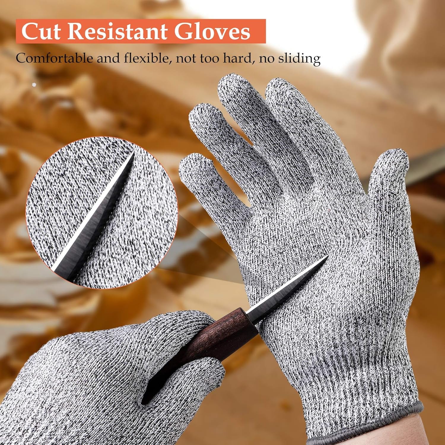 Wood Carving Tools Set, Wood Carving Hand Tools Kit with Hook Carving Knife Whittling Knife Detail Wood Carving Knife and 6Pcs SK2 Carbon Steel Wood Carving Knives for Woodwork