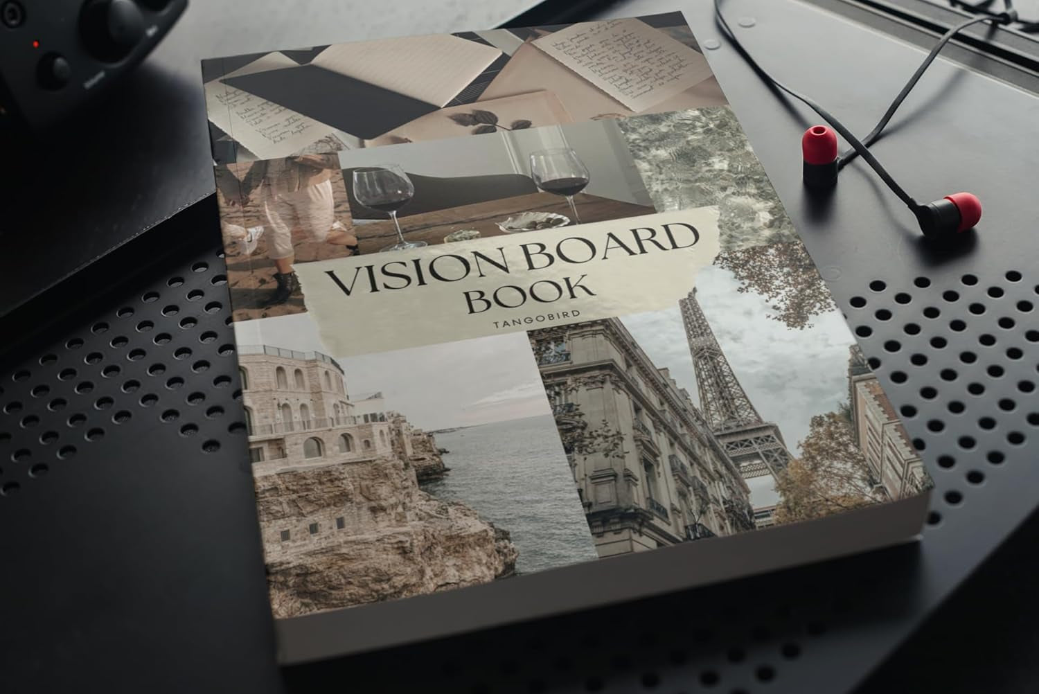 Vision Board Book: Clip Art Images & Words in All Categories, for Visualizing Your Goals & Dream Life, Inspirational Pictures for Collage Making & Scrapbooking