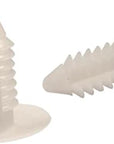 Vinyl Strap Fastener, Rivets for Patio Chairs Vinyl Straps, Pins for Lawn Furniture Straps, Fit 1/4'' Hole, Pack of 50, White