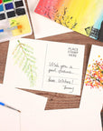 100 Pack Watercolor Postcards 4X6, 140Lb/300Gsm Watercolor Paper Blank Postcards Watercolor Cards for DIY, Mailing, Painting, Invitations, Gift Cards