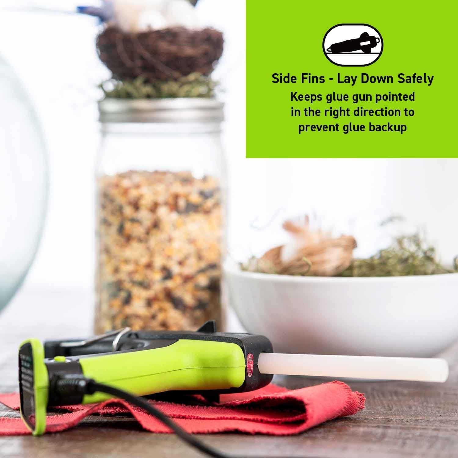 Auto Shut off Hot Glue Gun, Dual Temperature, 1.5X Power of Full Size Glue Guns, Easy-Adjust Temp for Multiple Projects (Ultra Series DT-360F)