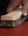 303 Upholstery Brush - Horse Hair Bristles - Tough on Stubborn Stains, Gentle on Delicate Fabrics - Contoured, Ergonomic Design - Leather Seats, Carpets, Fabric, Upholstery, and More - (39019)