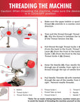 Stitch Quick + (Two Thread) Hand Held Mending Machine, White (01774)