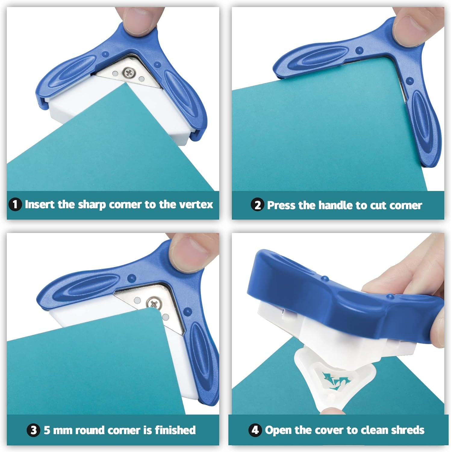 Corner Rounder Punch 5 Mm, Blue