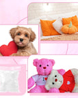 1000G/ 35Oz Polyfill Stuffing Polyester Fiber Filling Stuffings in 4 Pack Pillow Couch Stuffed High Resilience Fiber for Cushion Small Dolls Crafts Comforter DIY Padding Quilts