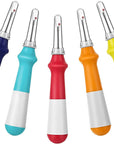 5 Pieces Ergonomic Grip Seam Ripper, Colorful Large Thread Remover for Sewing Crafting Removing Embroidery Hems and Seams