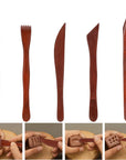 Clay Tools 21 PCS, Pottery Tool Kit Dotting Tools Polymer Clay Tools, Ceramics Tools with Wooden Handle Pottery Tool Bag
