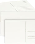 50 Pack Watercolor Postcards Blank, Bulk 4X6 Inch Cards to Paint, for Art, DIY (White, 300Gsm Cardstock)