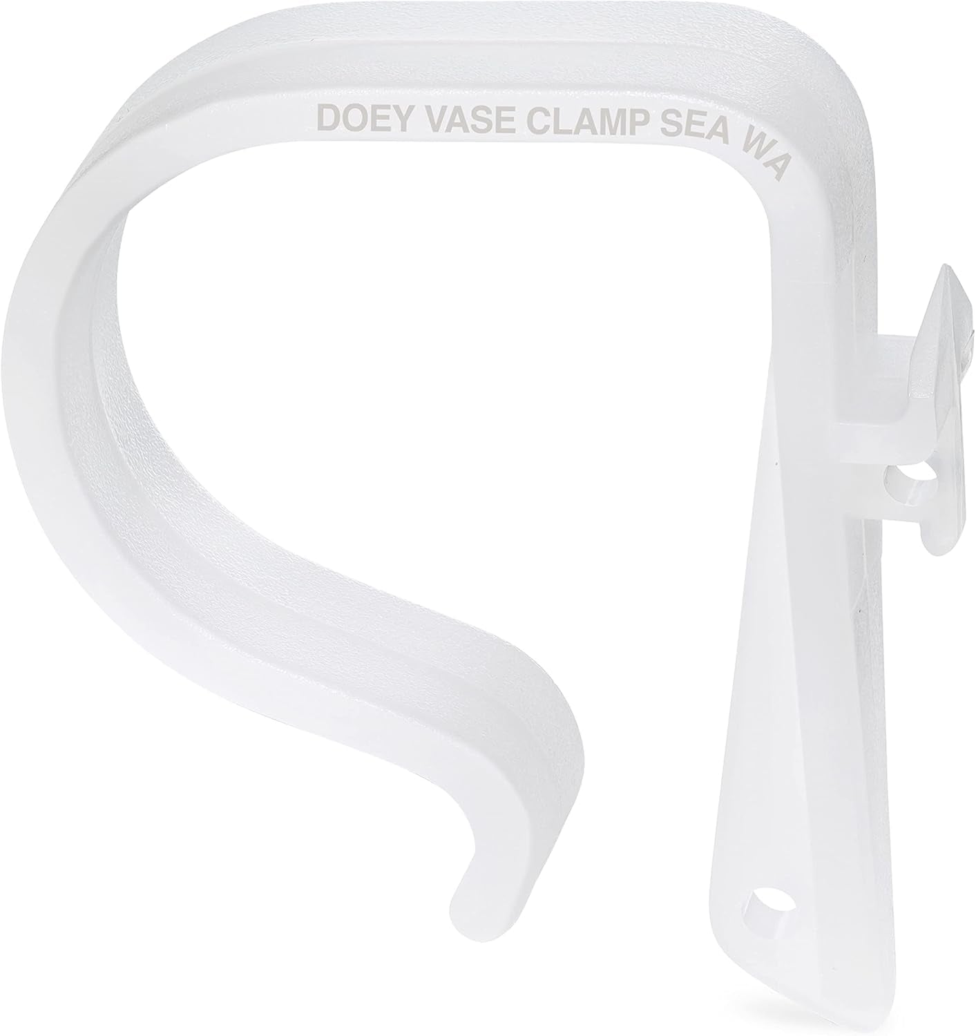 Church Pew Clips and Bow Holders - Wedding Decorations Made in USA Heavy Duty Plastic Hooks Attach Pew Bows, Flowers, Signs, Tulle to Aisle Chairs, Pew Ends, Tables, Railings (Pack of 12)