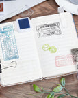 Retro Air Travel and Movie Ticket Silicone Clear Stamps Transparent Stamps for Christmas Birthday Valentine'S Day Cards Making DIY Scrapbooking Photo Album Decoration Paper Craft