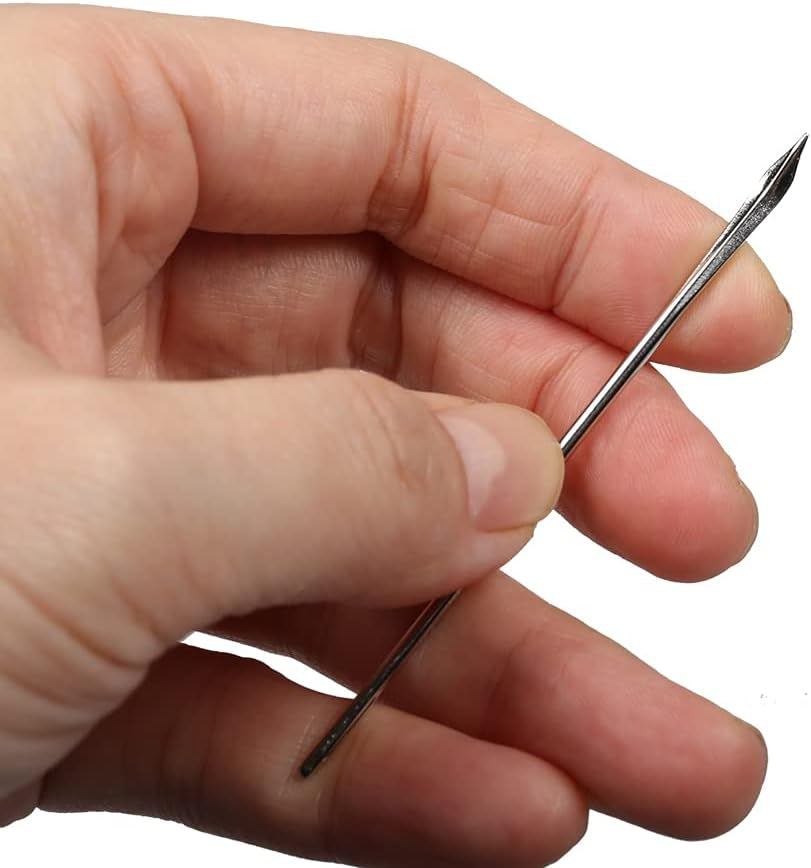 Hand Sewing Needle Kit, Heavy Duty Household Hand Needles for for Home Upholstery Carpet Leather Canvas Repair (7 Pieces)