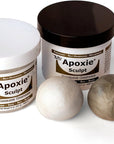 Apoxie Sculpt - 2 Part Modeling Compound (A & B) - 1 Pound, White/Stone White