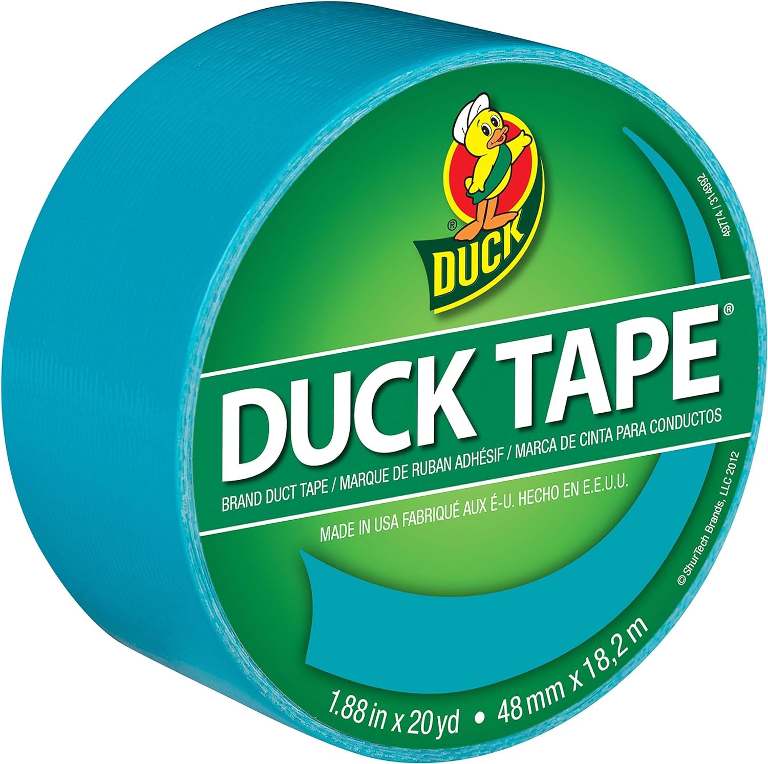 1265020 1.88" X 20 Yd Tranquil Teal Tape, Single Roll