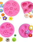 Silicone Mould for Flower and Butterfly Candy - for Cake Decoration,Chocolate Fudge, Polymer Clay, Soap, Confectionery Projects.