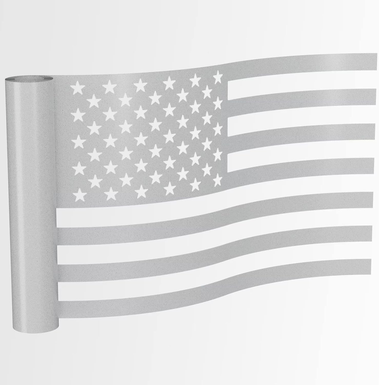 Silver Iron on Vinyl Roll 12"X20Ft Heat Transfer Vinyl for Shirts, Silver HTV Vinyl for Cricut/Silhouette Cameo/Brother/Siser, Iron on Vinyl Easy to Cut & Weed for Heat Vinyl Projects-X20011