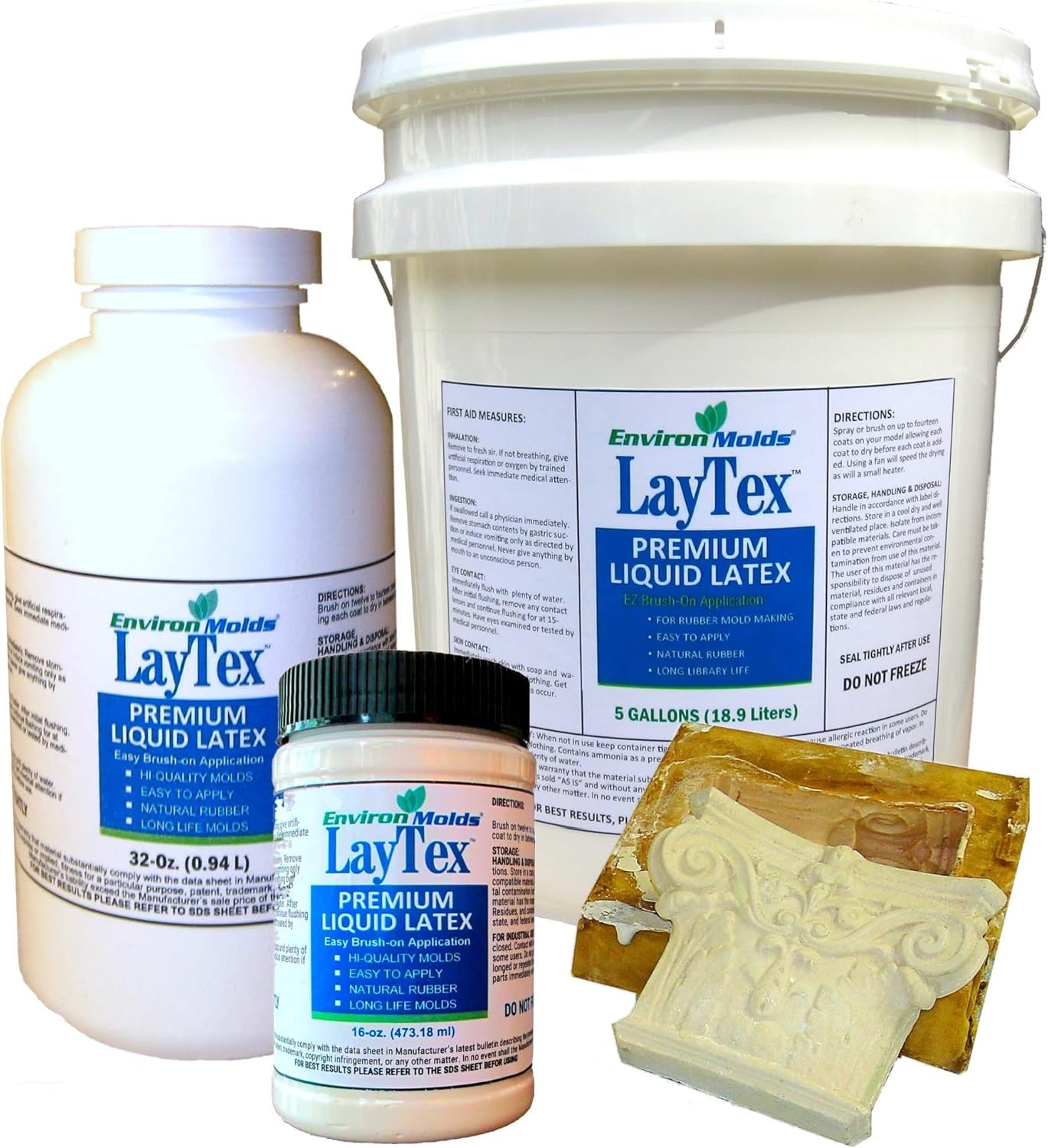 Liquid Latex Mold Making Rubber 16-Oz.