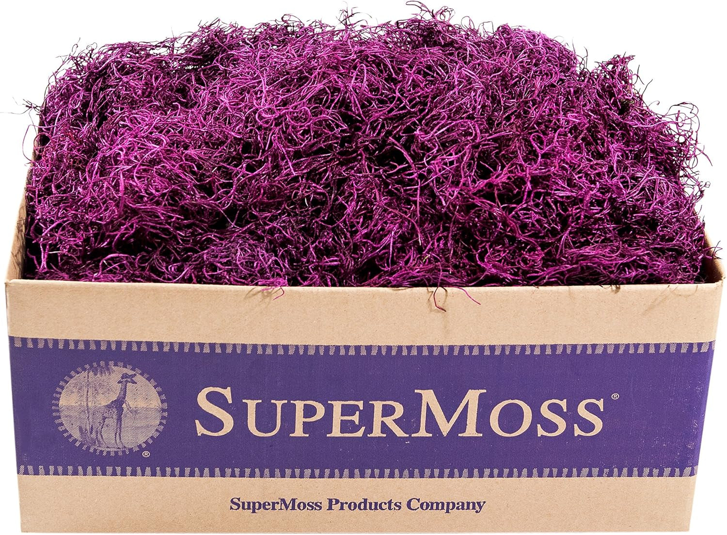 (27013 Spanish Moss Preserved, Violet, 3Lbs