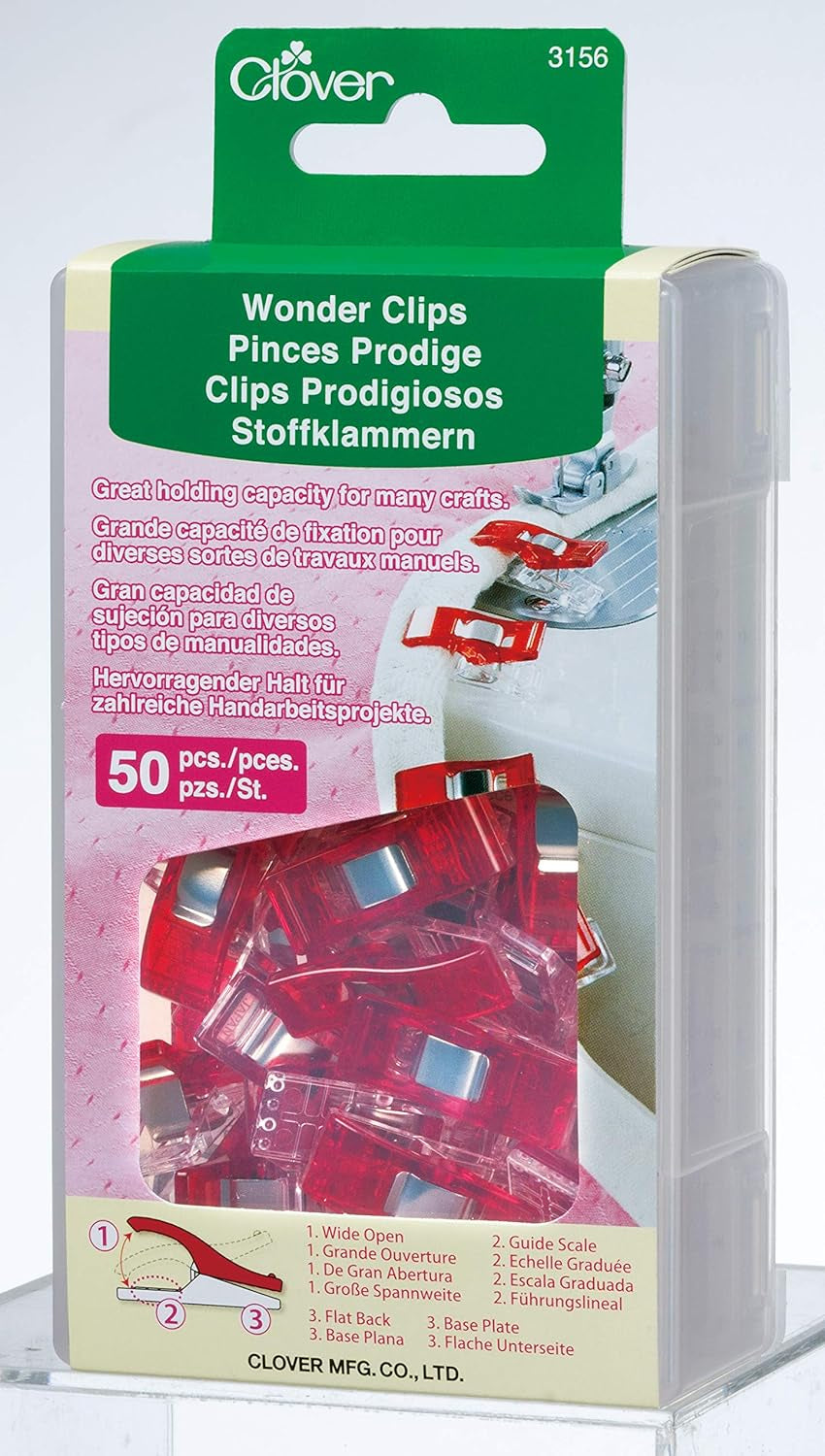Wonder Clips Pkg of 50, Red