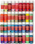 36 Assorted Acrylic Paint Set by  - Non-Toxic Paint for Drawing, Painting, Art & Crafts Supplies - 1 Pack
