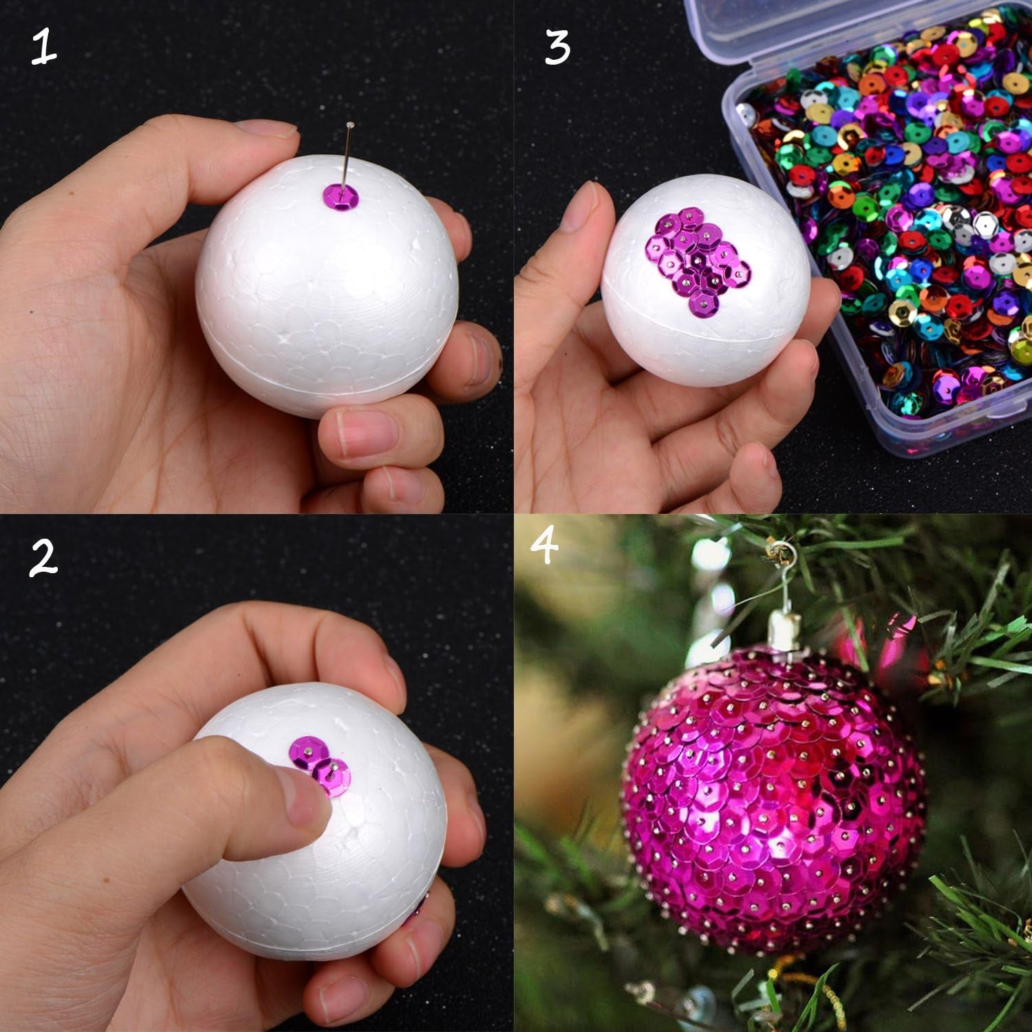 20,000 Pcs Bulk Loose Sequins round Cup Sequins Iridescent Spangles Flat Beads with Storage Box for Crafts, Sewing, Slime, Wedding, Christmas DIY Arts Crafts, 80 Grams, 6 Mm