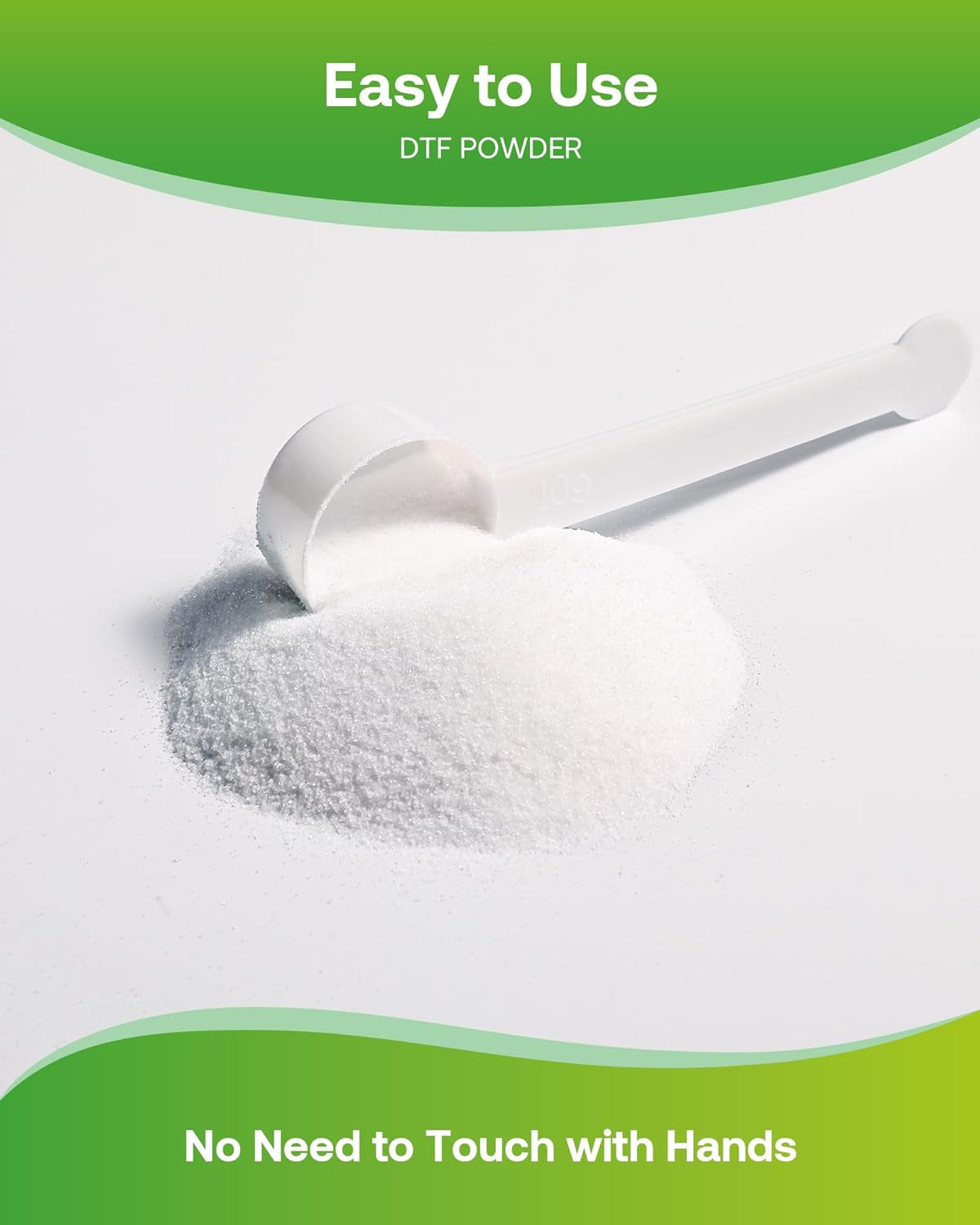 DTF Powder White Digital Transfer Hot Melt Adhesive-  700G DTF Pretreat Transfer Powder for All Fabric, DTF Hot Melt Adhesive Powder for All DTF and DTG Printers, 700G - 24.7Oz