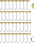 Wool Daubers Ball Brush (Pack of 100) - Applicator Tool for Leather Dye, Dying, Staining, Crafting, DIY Crafts Projects, Gluing, Contact Cement, Shoe Shine Polish - Daub, Swab, Wipe, Spread