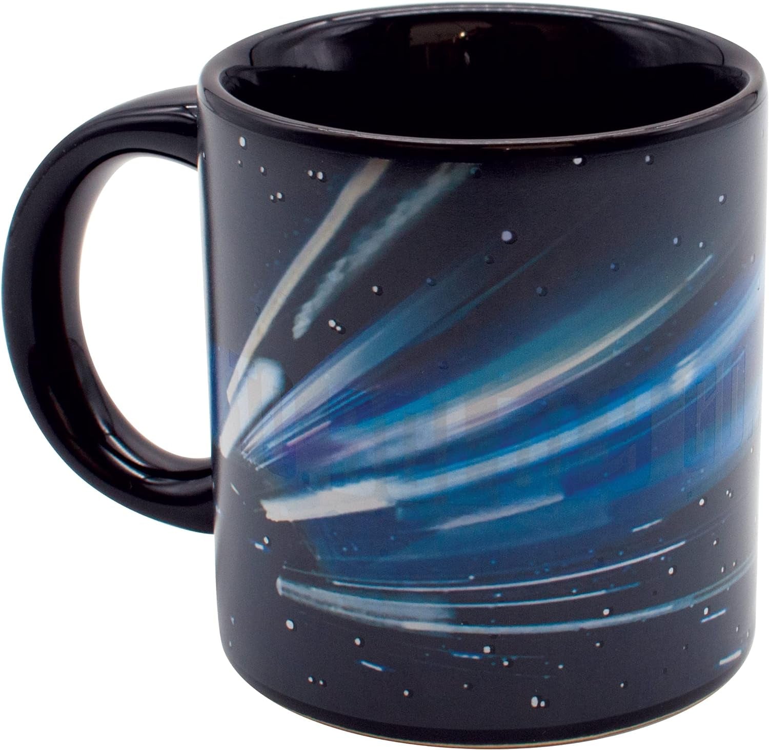 Star Trek Heat-Changing Starship Warp Mug - Add Coffee and the USS Enterprise Enters Warp Speed