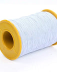 (2 Rolls) White and Black Elastic Thread 547 Yard Package 0.5Mm Thickness