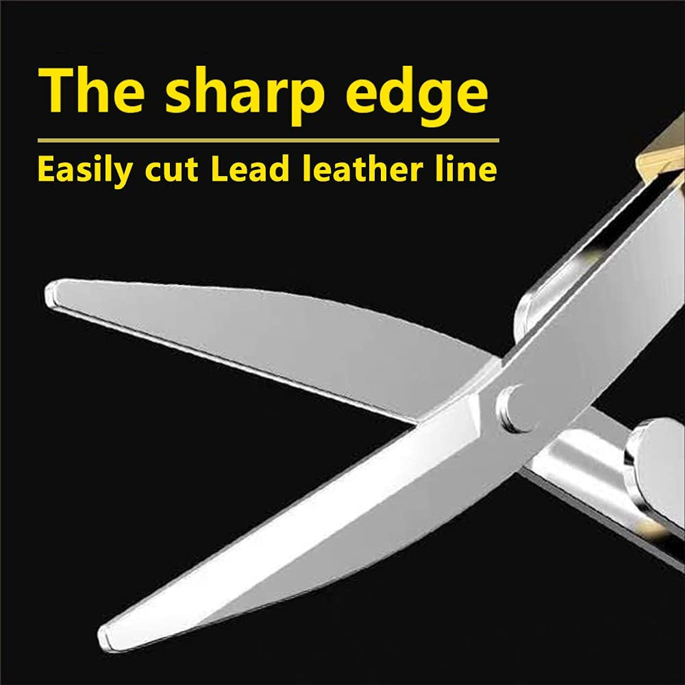 Folding Scissors,Tsa-Compliant and Portable,Compact Enough to Fit in Your Purse,Safe Portable Travel Scissors,Small Scissors,Stainless Steel Retractable Scissors,Fishing Scissors,1 Pcs