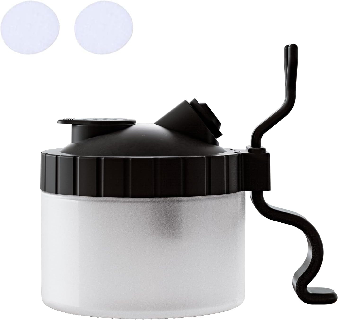 Airbrush Kit with Brush Cleaner Solution Airbrush Cleaner Kit Airbrush Holder Stand Airbrush Cleaning Pot Airbrush Spray Cleaning Efficient Cleaning of Airbrushes (Black)