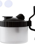 Airbrush Kit with Brush Cleaner Solution Airbrush Cleaner Kit Airbrush Holder Stand Airbrush Cleaning Pot Airbrush Spray Cleaning Efficient Cleaning of Airbrushes (Black)