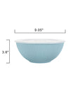 Mainstays - Blue 4-Piece Eco-Friendly Recycled Plastic Serve Bowl Set