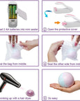 Bath Bomb Mold Set 228 Pieces - 200 Packs Shrink Wrap Bags,12 Pieces of DIY Metal Mould,Spoons,Gift Bags,Mini Heat Sealer (Instruction Included)