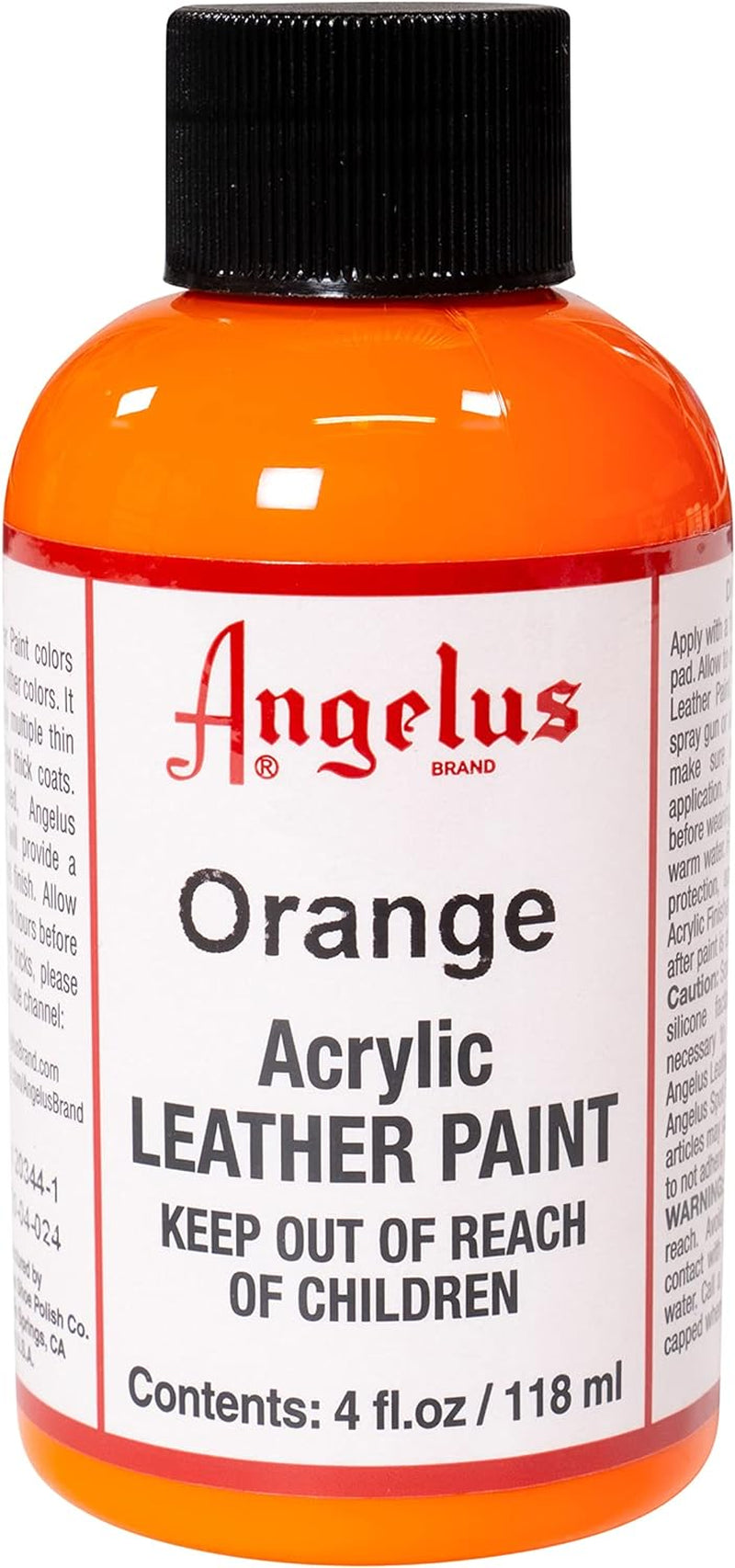 Leather Paint 4Oz-Orange