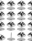 50 Pairs Pin Backs Replacement，Gold Butterfly Tie Tacks, Perfect Blank Pin Keepers for Craft Making Jewelry Making