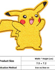 Cartoon Comic Patch Iron on or Sew on Embroidered Applique Patch Collection 4 Pcs