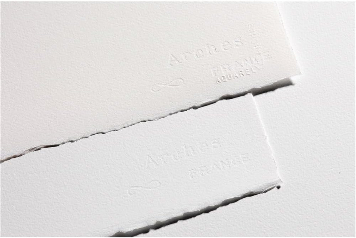 Watercolor Pad 9X12-Inch Natural White 100% Cotton Paper - 12 Sheet  Watercolor Paper 140 Lb Cold Press Pad -  Art Paper for Watercolor Gouache Ink Acrylic and More