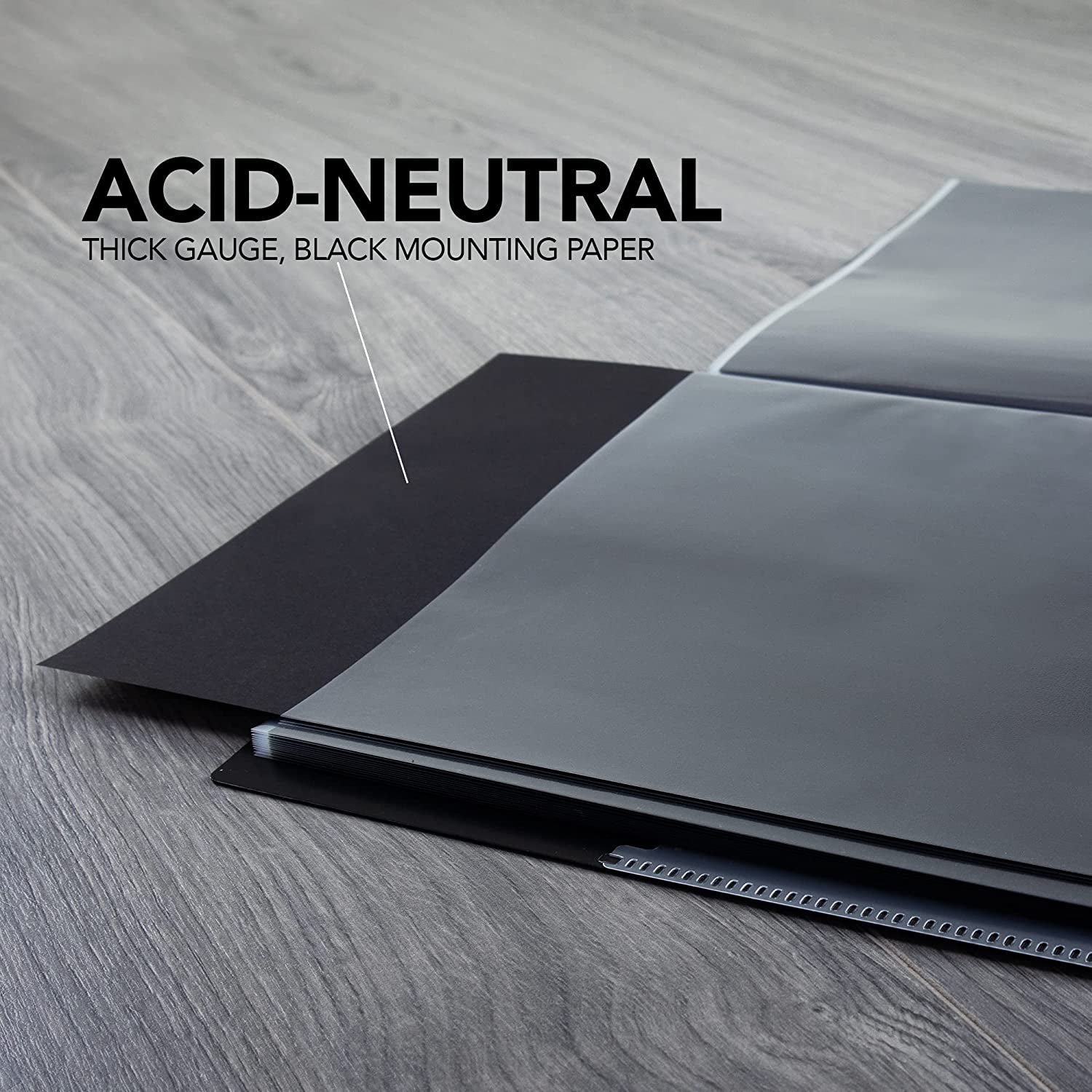 Original Art Profolio 8.5X11 Black Art Portfolio Binder with Plastic Sleeves with 180 Pages - Portfolio Folder for Artwork with Clear Sheet Protectors - Presentation Book for Art Display