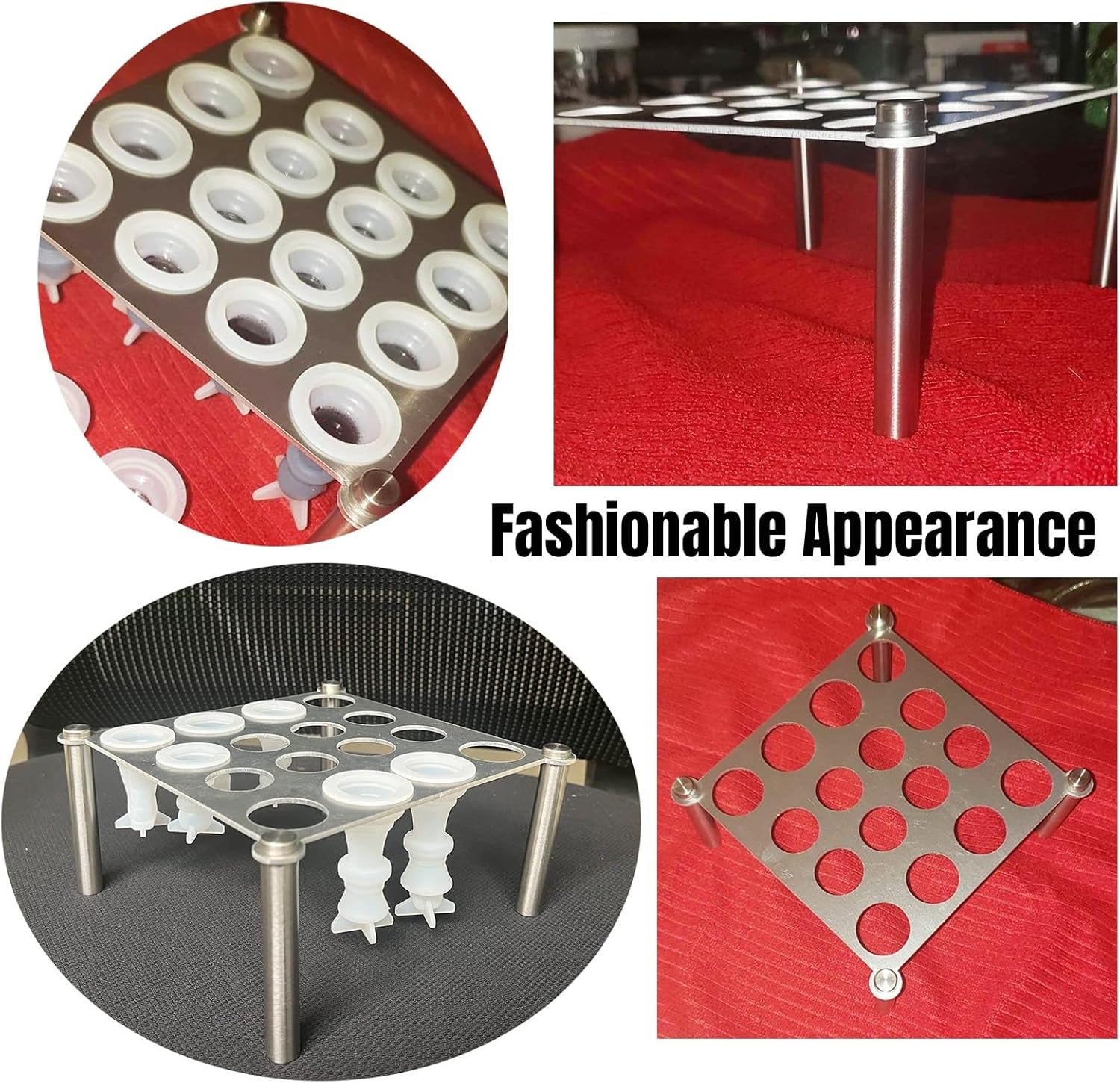 Chess Piece Holder for DIY Silicone Molds Accessories for DIY Silicone Molds Does Not Include Molds (Stand Only) Comes with 1 Holder and 4 Legs