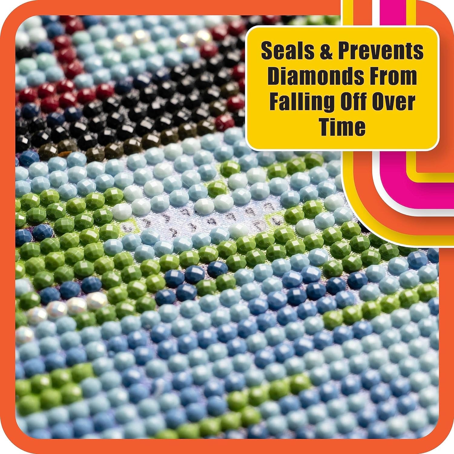 Top Coat, Premium All-In-One Glue, Sealer, and Finish Perfect for Preserving Diamond Puzzle Arts and Crafts Projects, CS27590, Clear