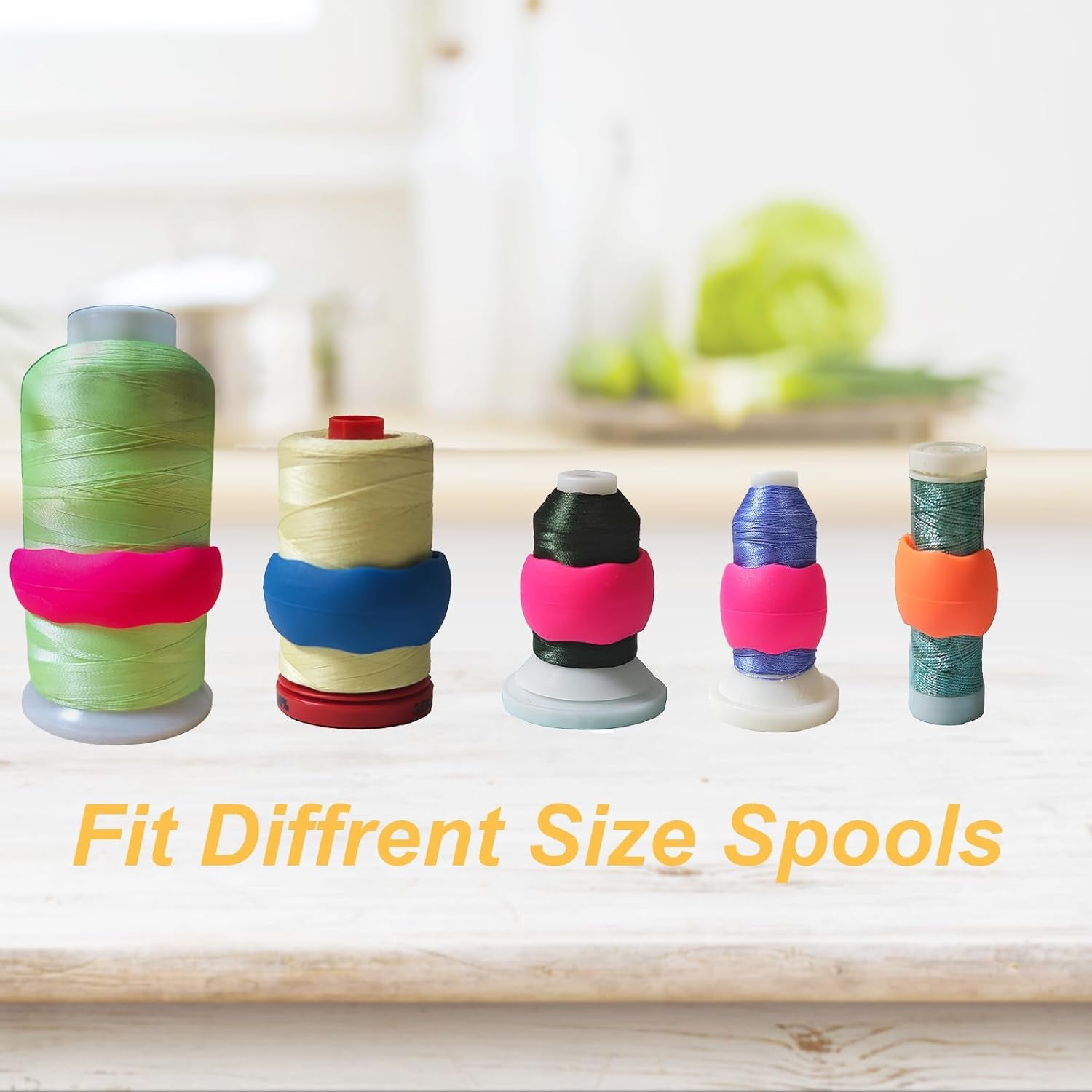 65PCS（65PCS+1PCS Gift) Embroidery Thread Holder-Keep Thread Spool Organized - Thread Spool Holder for Embroidery Thread,Sewing
