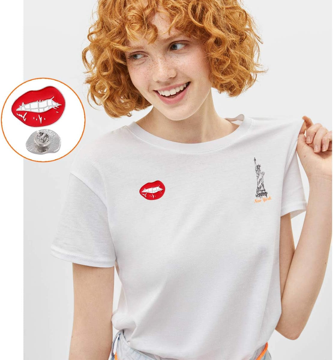 25 Pieces Cute Enamel Lapel Pin Set Cartoon Brooch Pin Badges Brooch Pins for Clothing Bags Jackets Accessories Supplies DIY Crafts