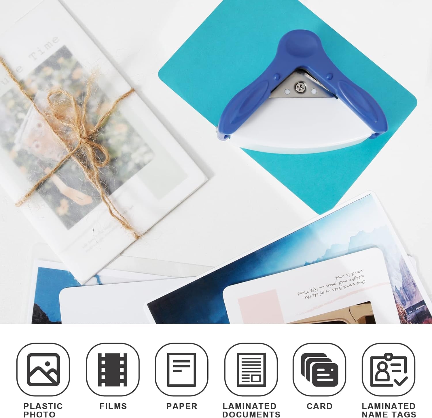 Corner Rounder Punch 5 Mm, Blue